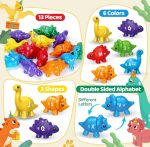 Juguete educativo ABC diseño dinosaurio - Imagen 6