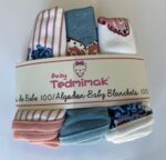 Set x3 tutos de algodón con diseño Tedmimak - Imagen 5